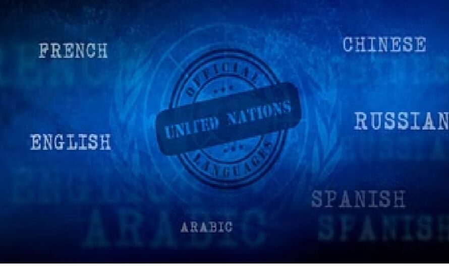 Trois langues importantes des Nations Unies